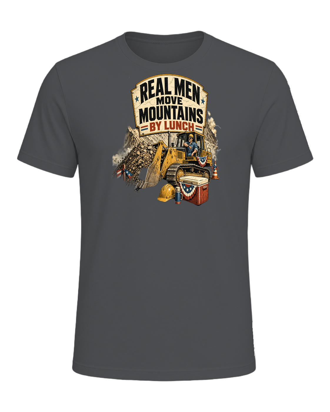 Real men move mountains by lunch — Asphalt