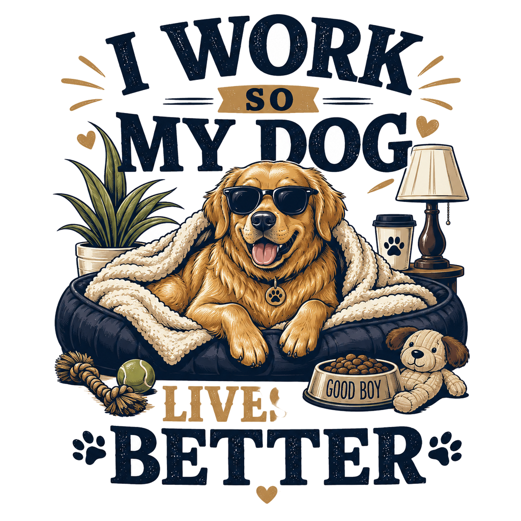 I WORK SO MY DOG LIVES BETTER