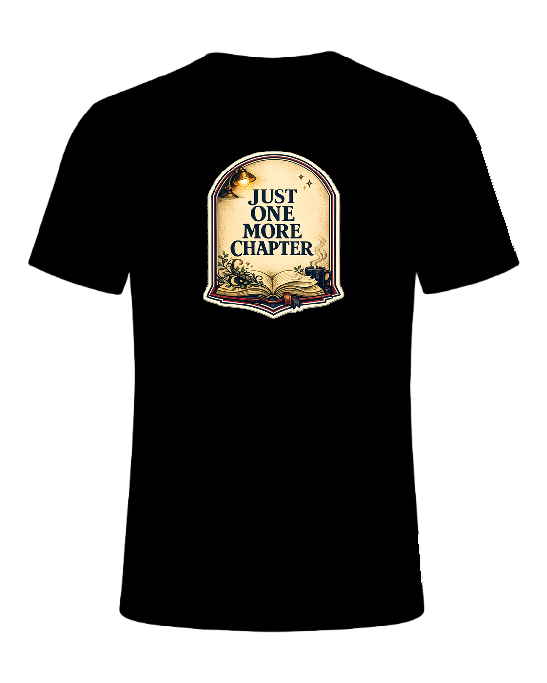 Just One More Chapter Tee — Black