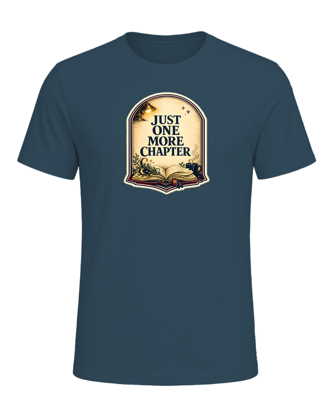 Just One More Chapter Tee — Deep Teal
