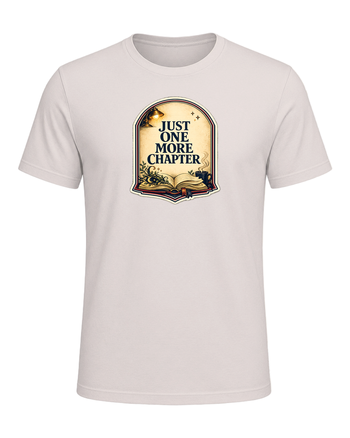 Just One More Chapter Tee — Heather Dust