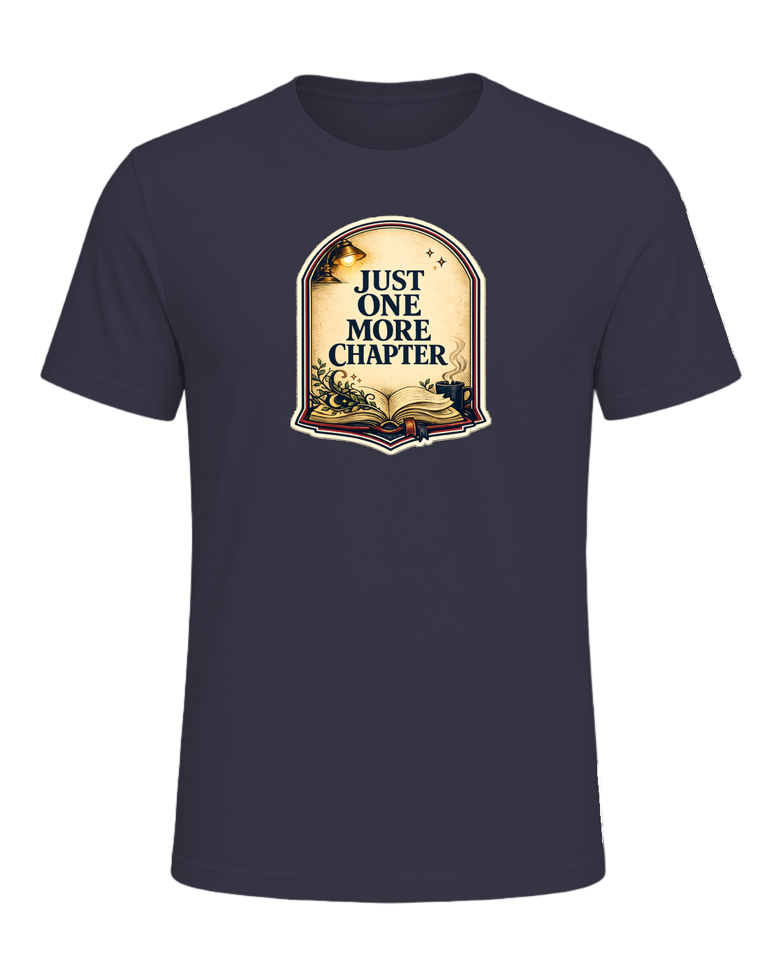 Just One More Chapter Tee — Heather Midnight Navy
