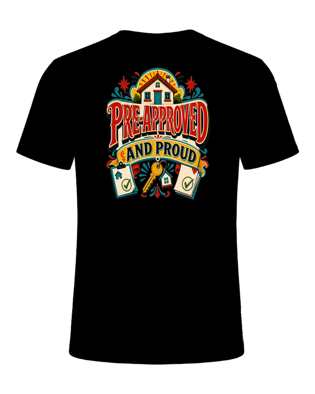 PRE-APPROVED AND PROUD — Black