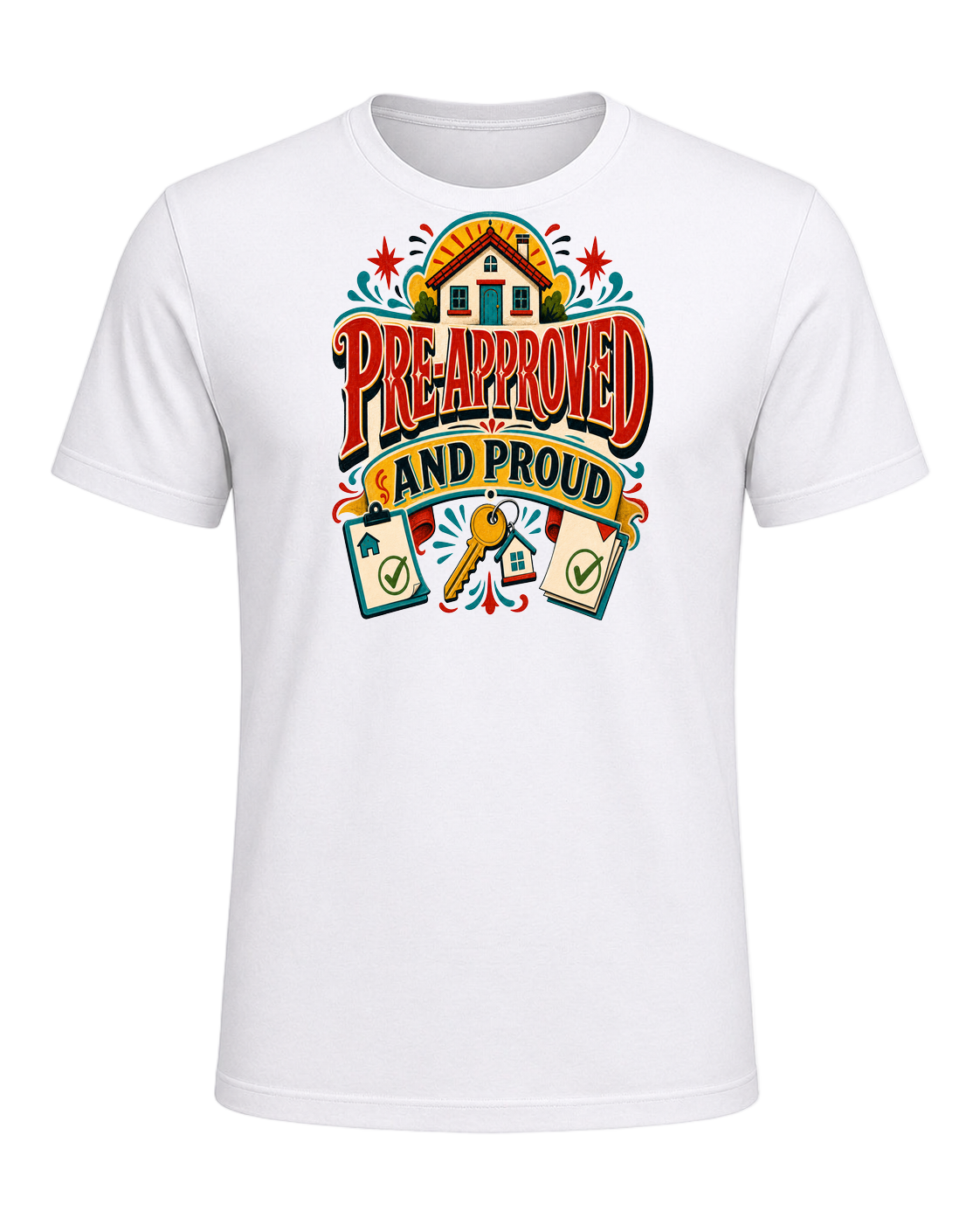 PRE-APPROVED AND PROUD — White
