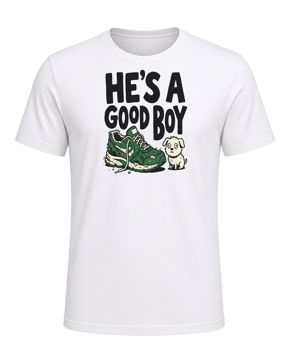 HE'S A GOOD BOY — White