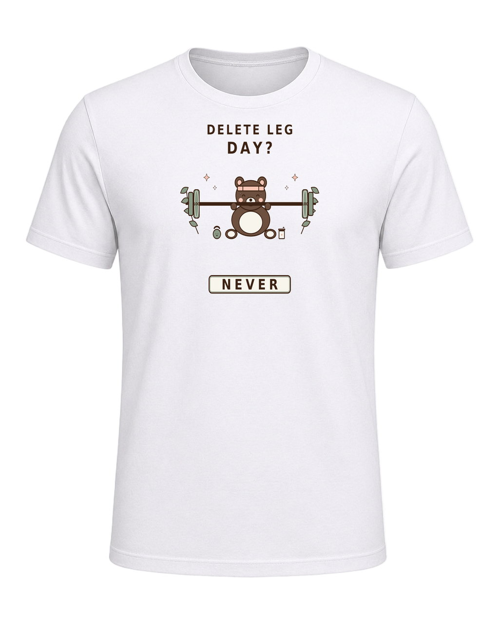 DELETE LEG DAY? NEVER — White