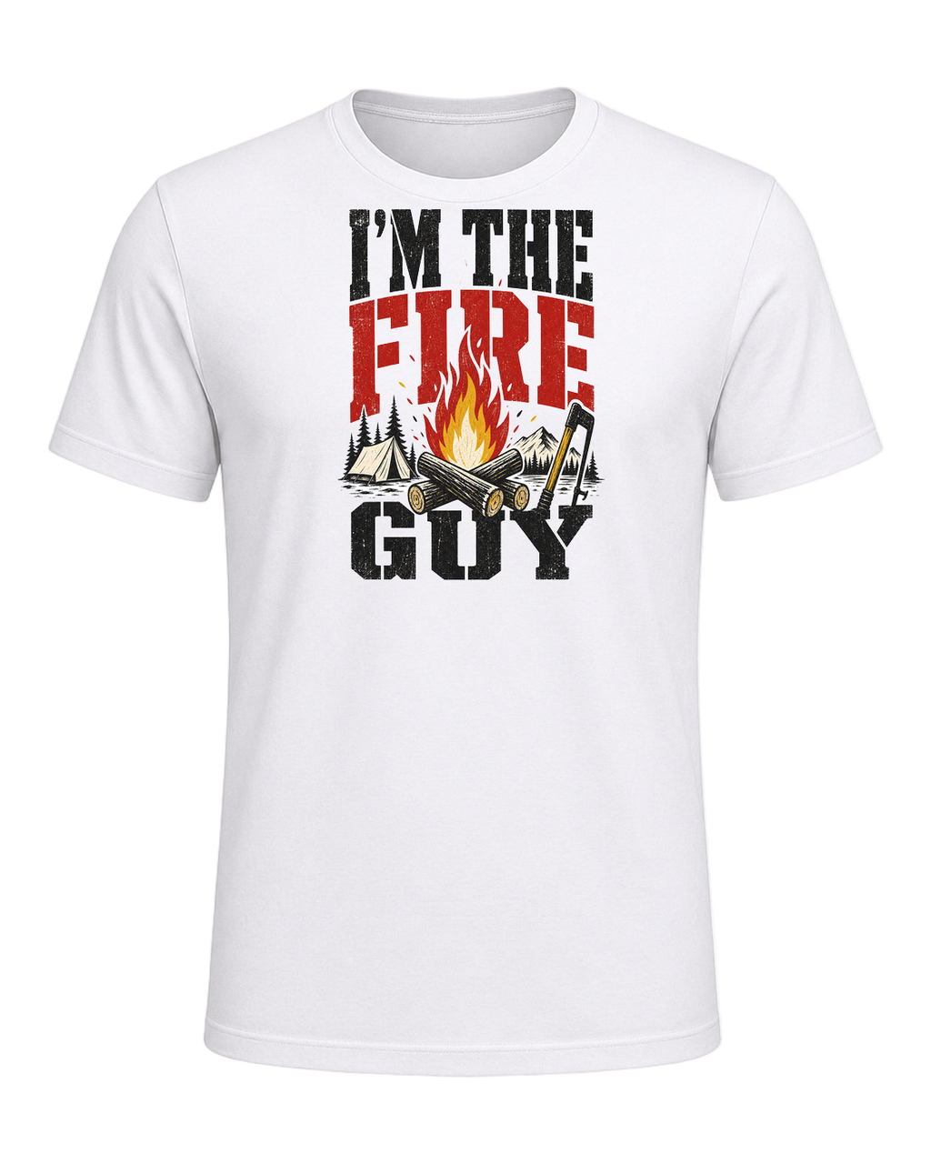 I'M THE FIRE GUY — White