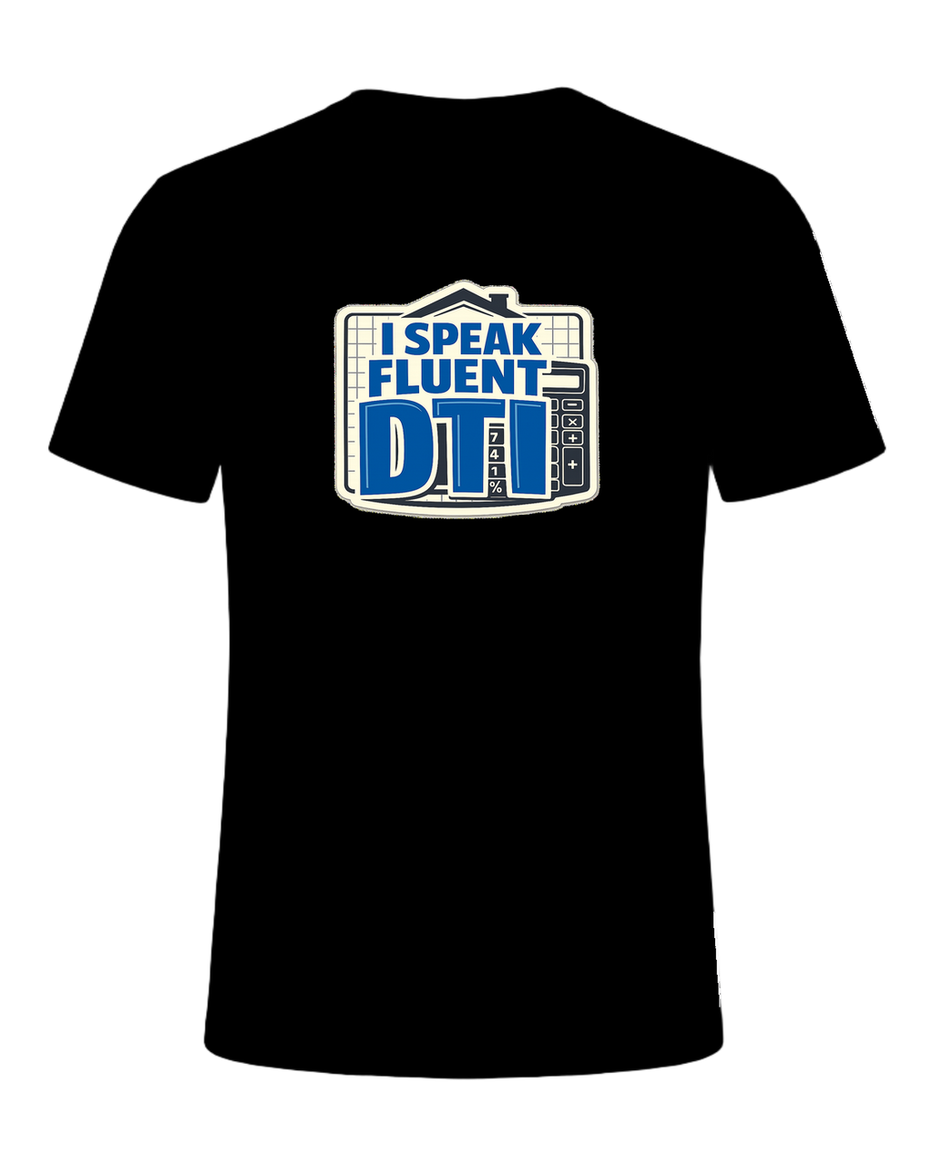 I SPEAK FLUENT DTI — Black