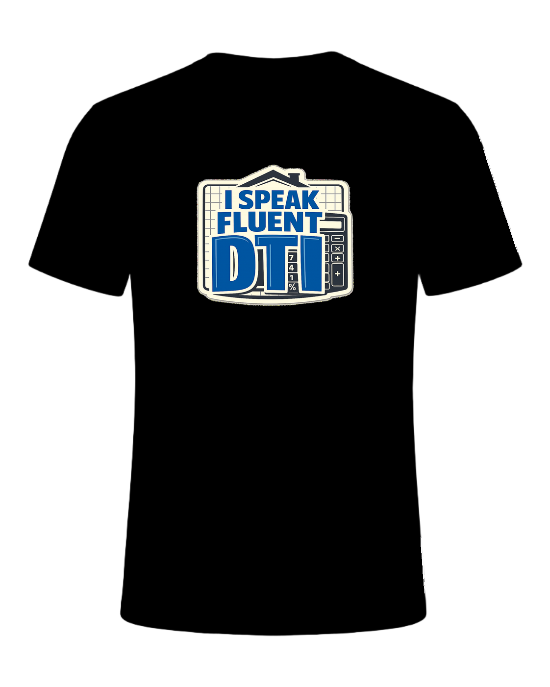 I SPEAK FLUENT DTI — Black