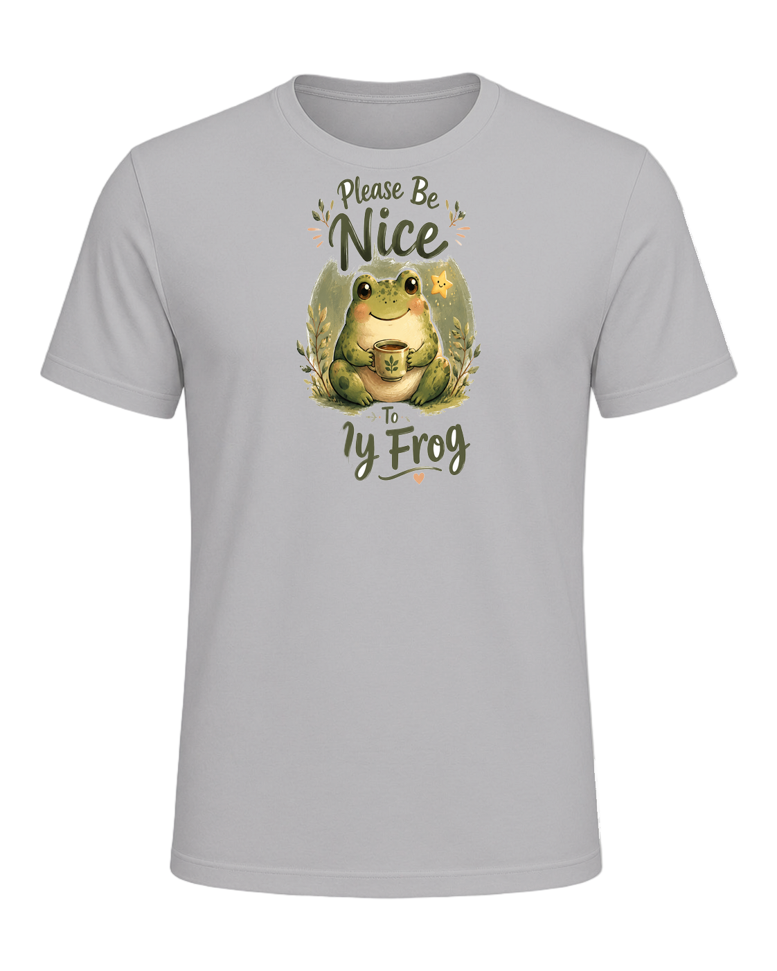 Please Be Nice To My Frog — Athletic Heather