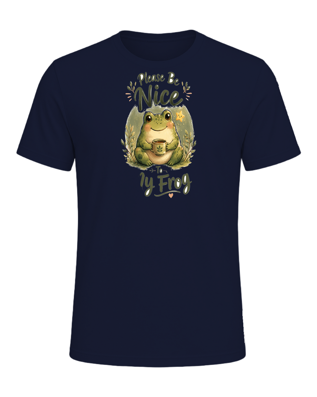 Please Be Nice To My Frog — Navy