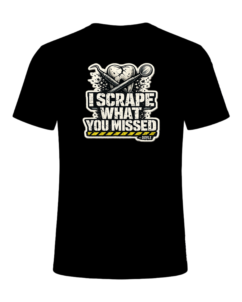 I Scrape What You Missed Tee — Black