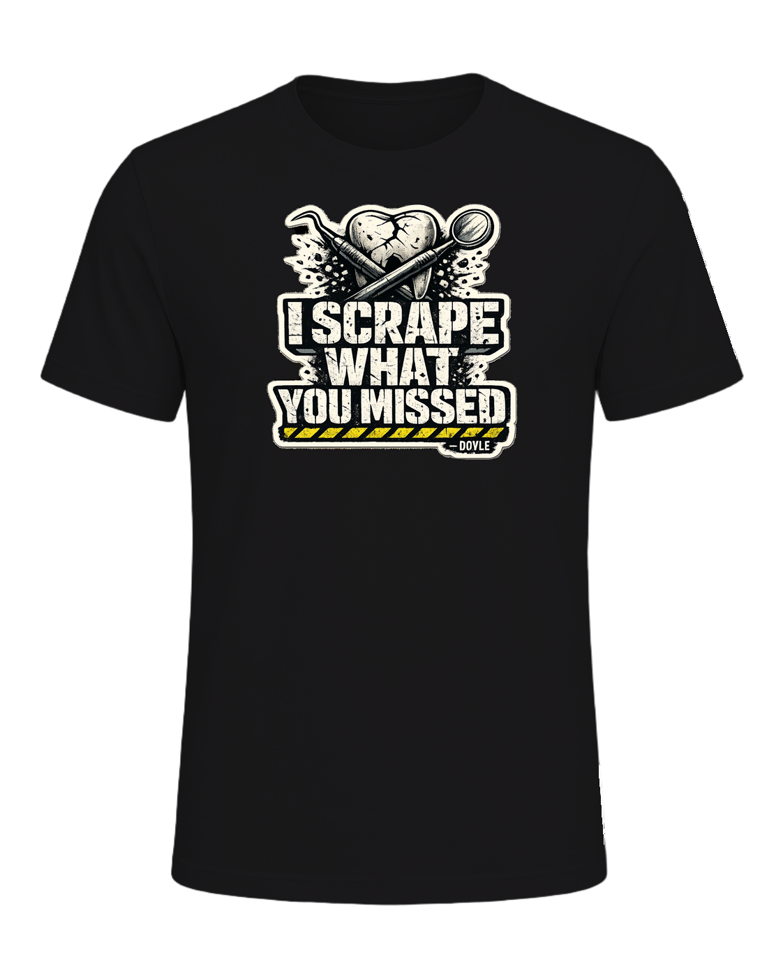 I Scrape What You Missed Tee — Dark Grey Heather