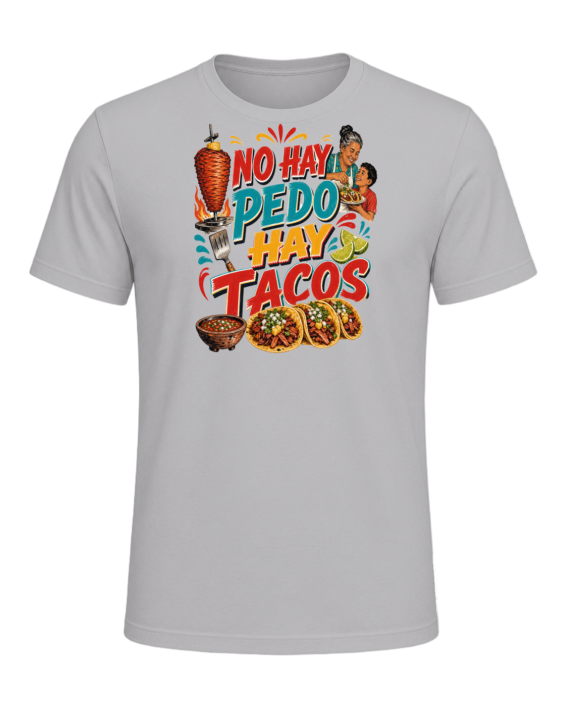 NO HAY PEDO HAY TACOS — Athletic Heather