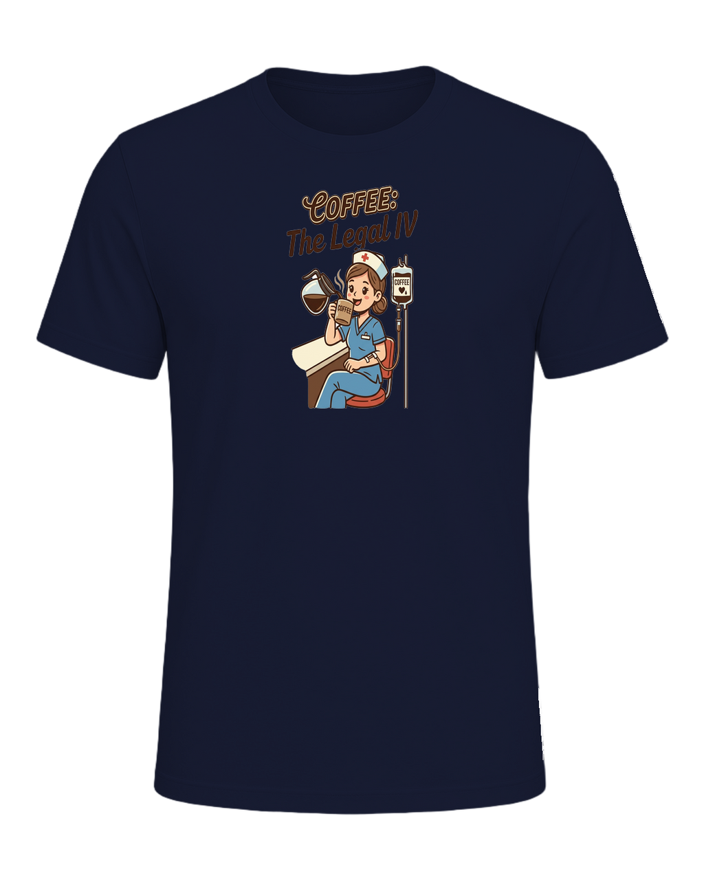 Nurse + Coffee — Navy