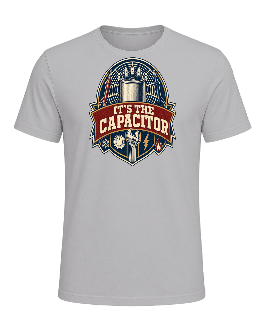 IT'S THE CAPACITOR — Athletic Heather
