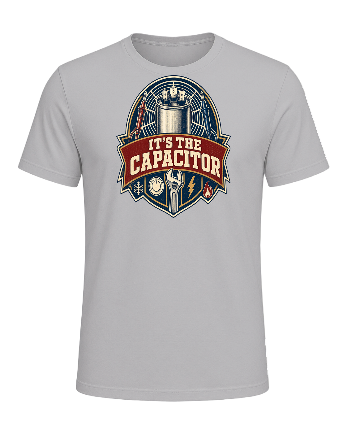 IT'S THE CAPACITOR — Athletic Heather