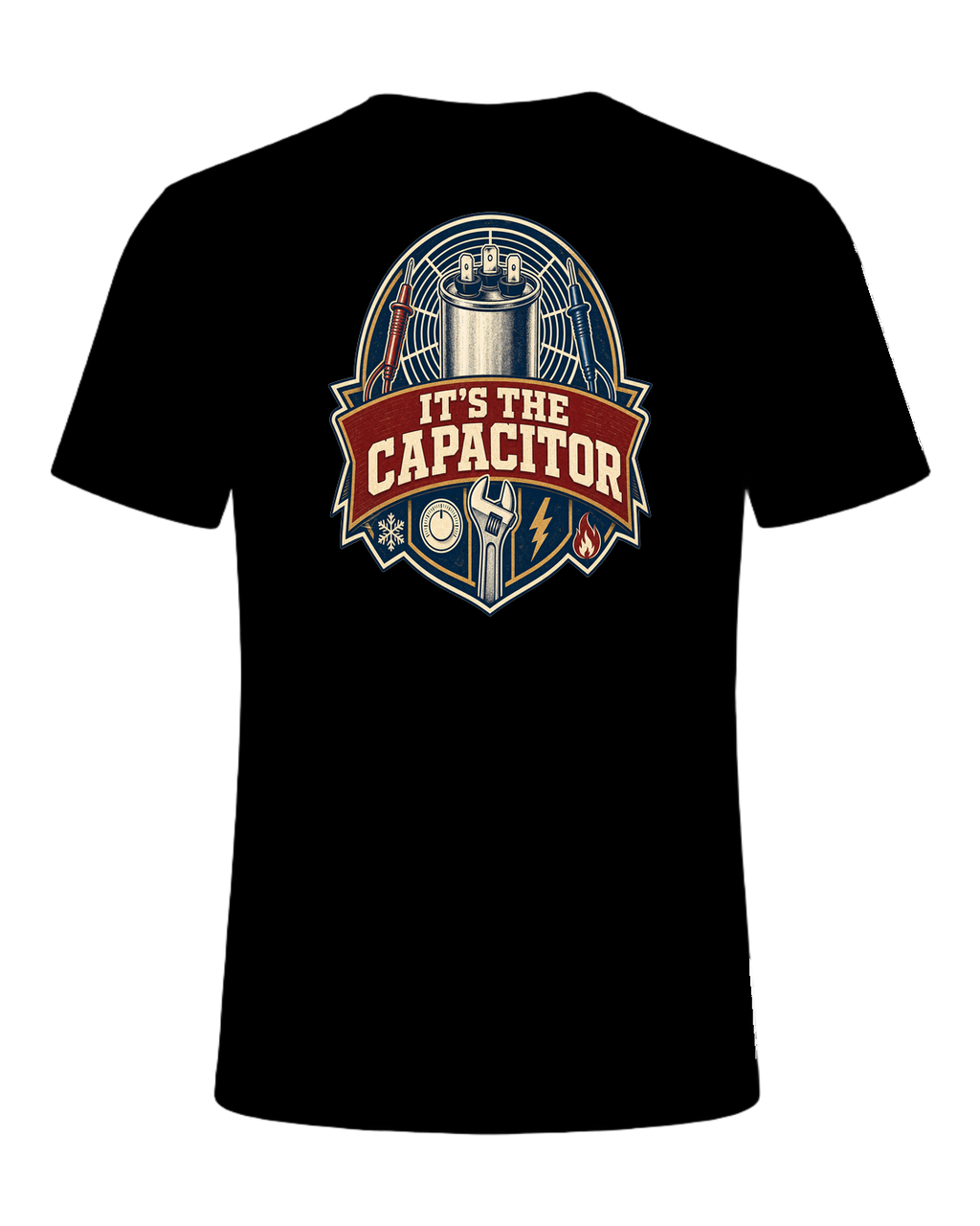 IT'S THE CAPACITOR — Black