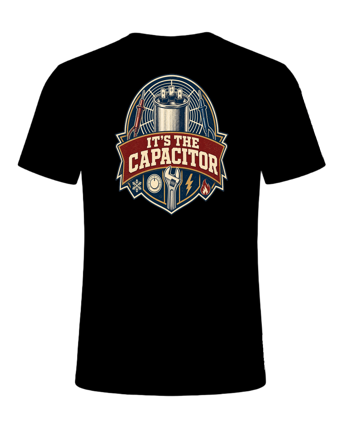 IT'S THE CAPACITOR — Black
