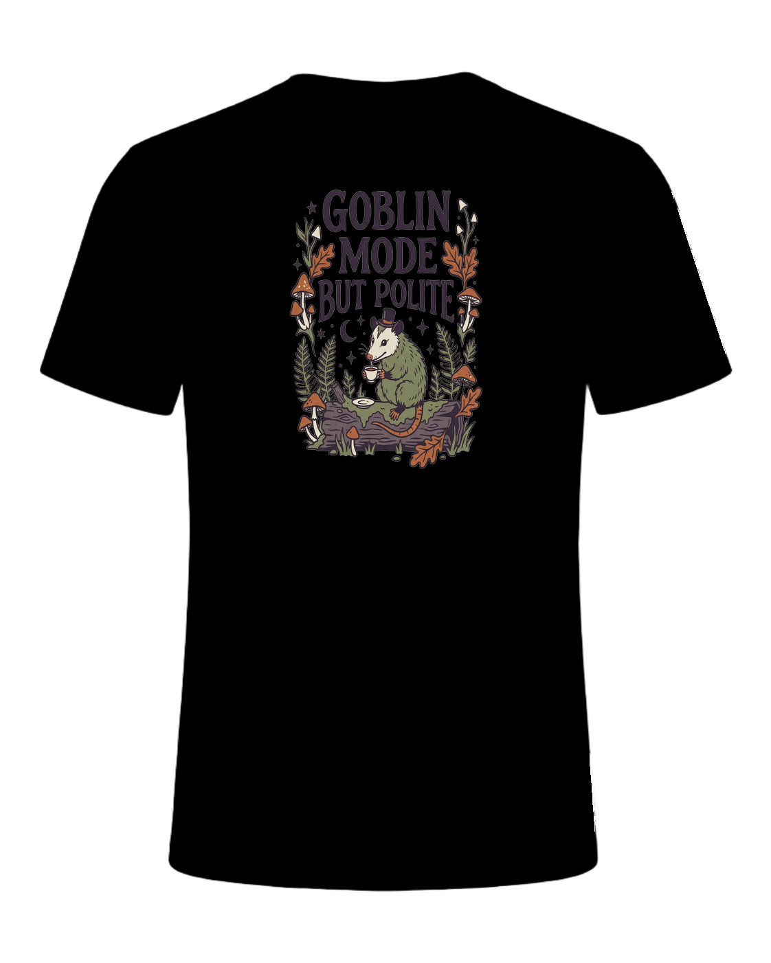 GOBLIN MODE BUT POLITE — Black