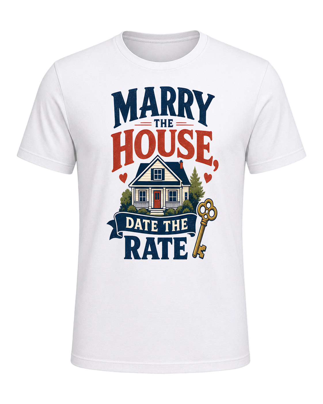MARRY THE HOUSE, DATE THE RATE — White