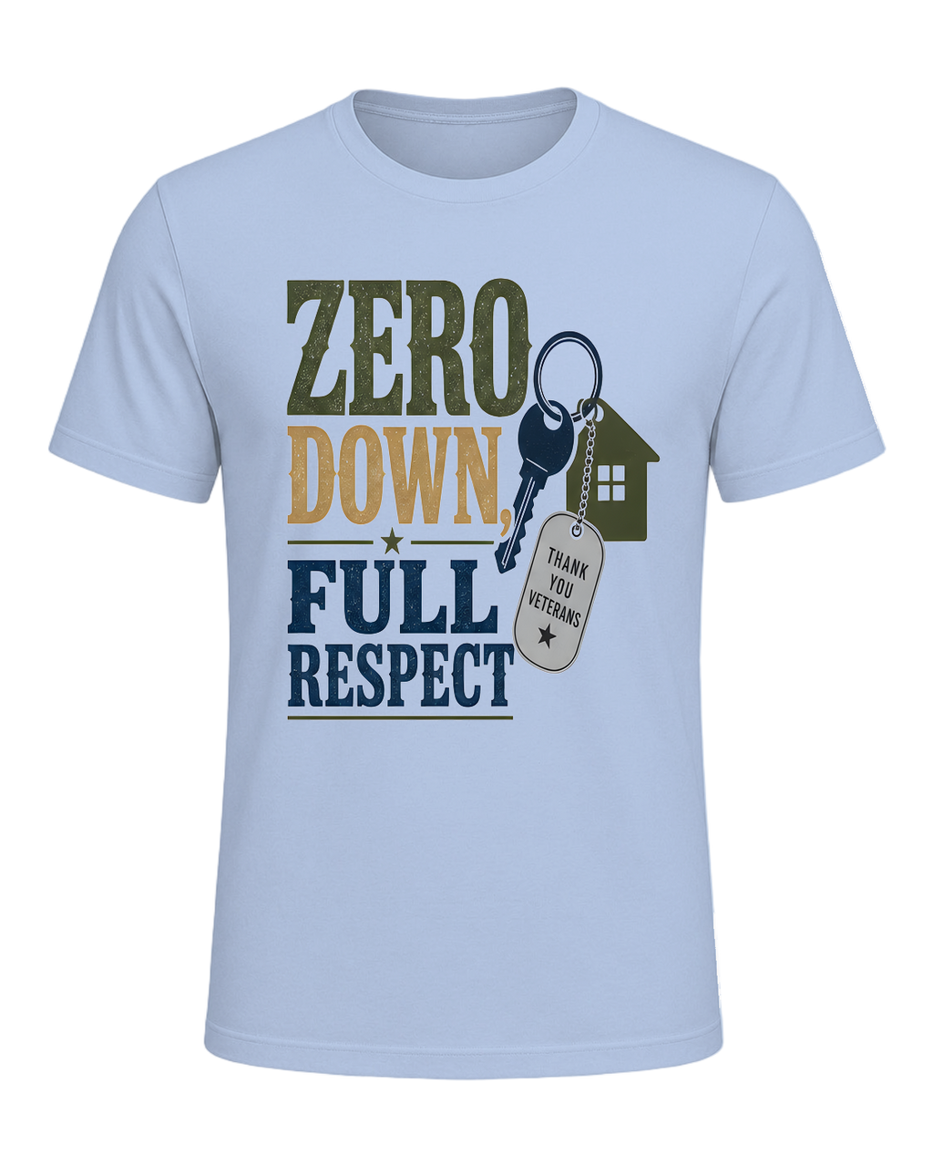 ZERO DOWN, FULL RESPECT — Baby Blue