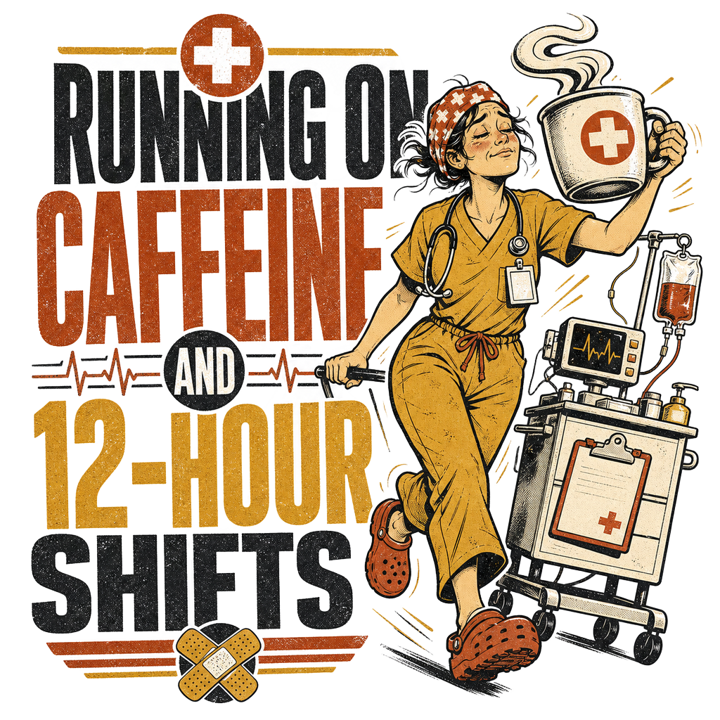 RUNNING ON CAFFEINE AND 12-HOUR SHIFTS