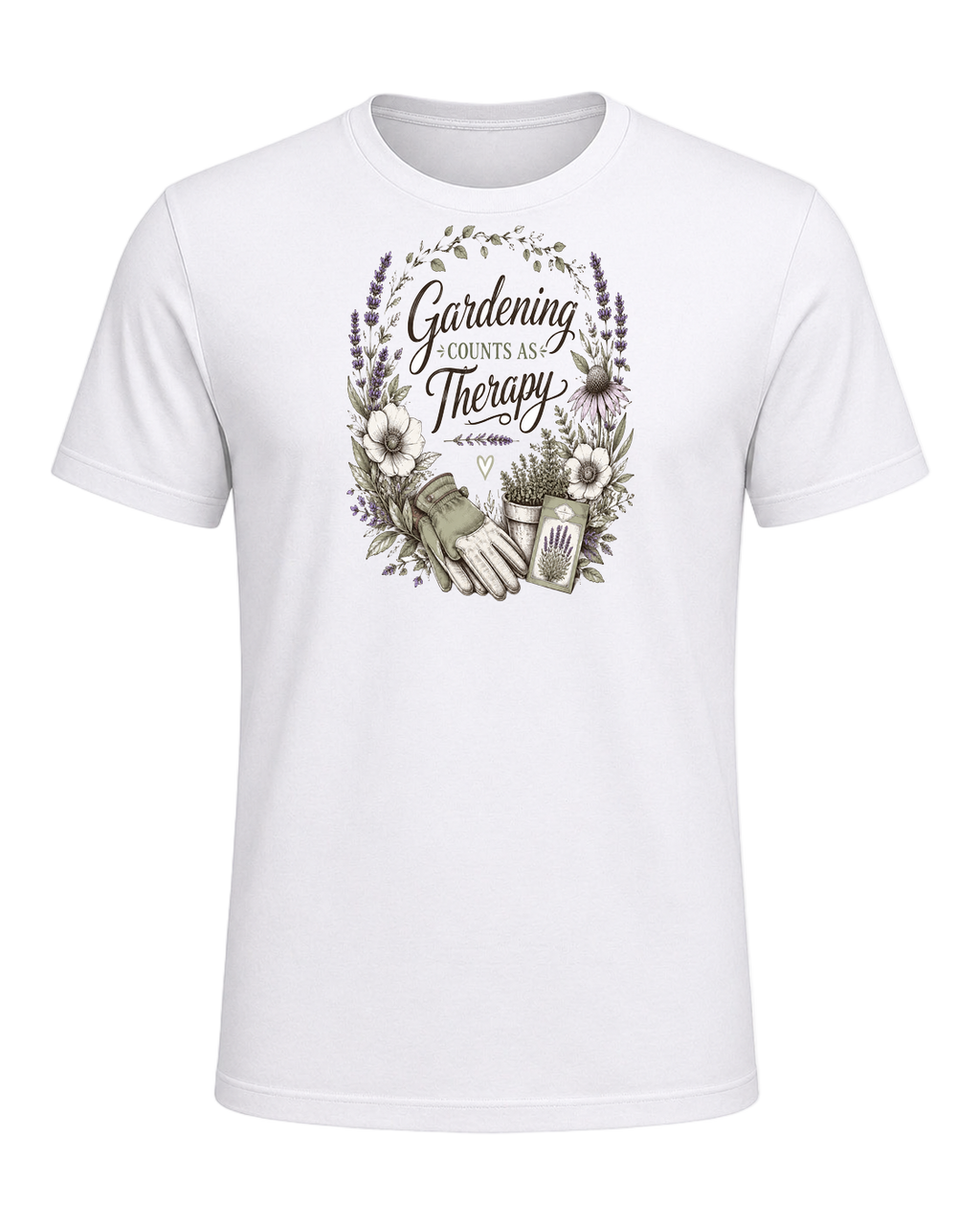 Gardening Counts As Therapy — White