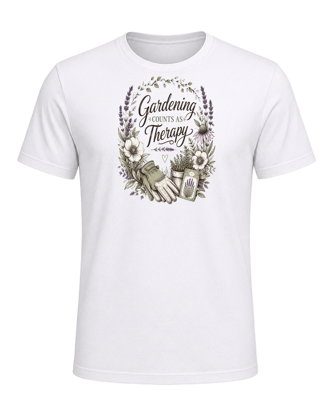 Gardening Counts As Therapy — White