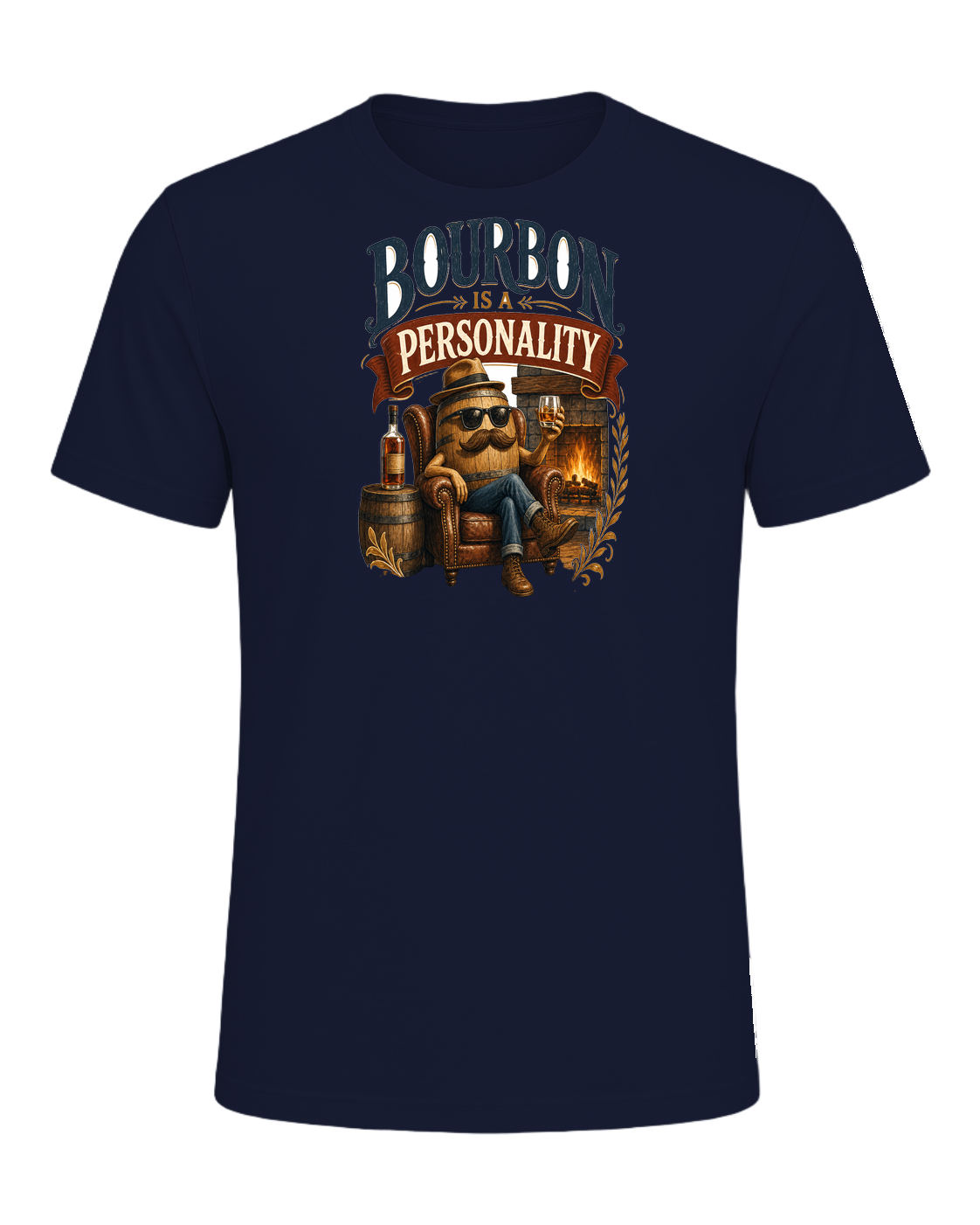 BOURBON IS A PERSONALITY — Navy