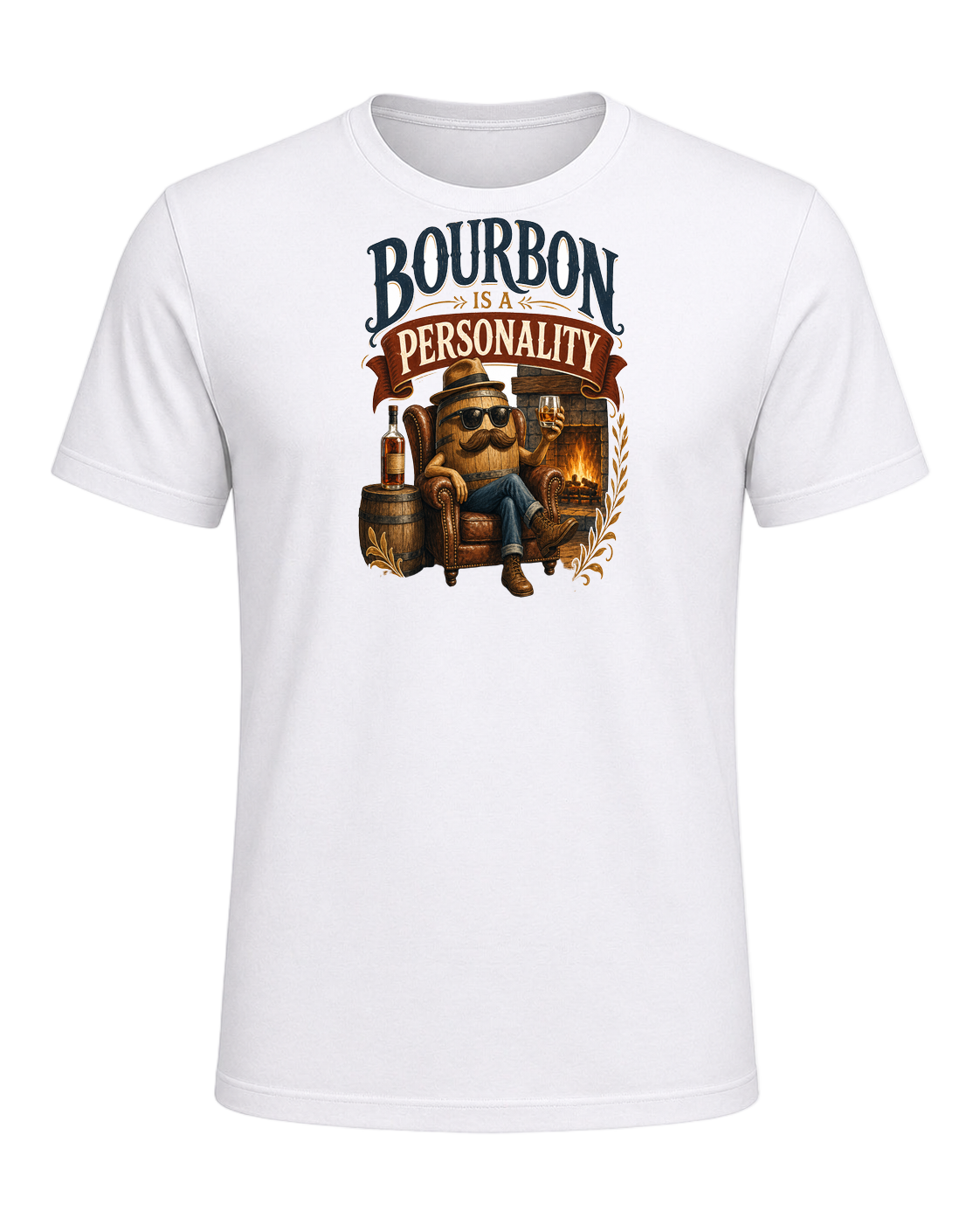 BOURBON IS A PERSONALITY — White