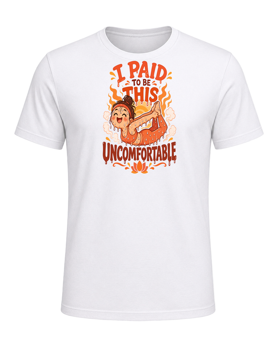 Hot Yoga Humor — White