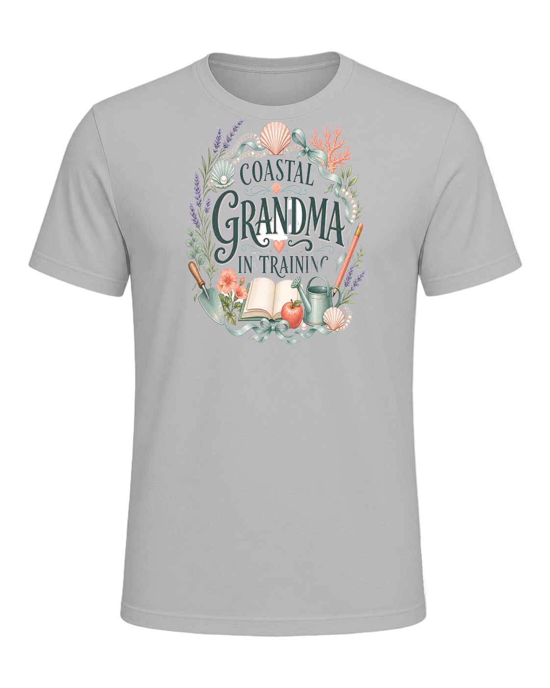 COASTAL GRANDMA IN TRAINING — Athletic Heather