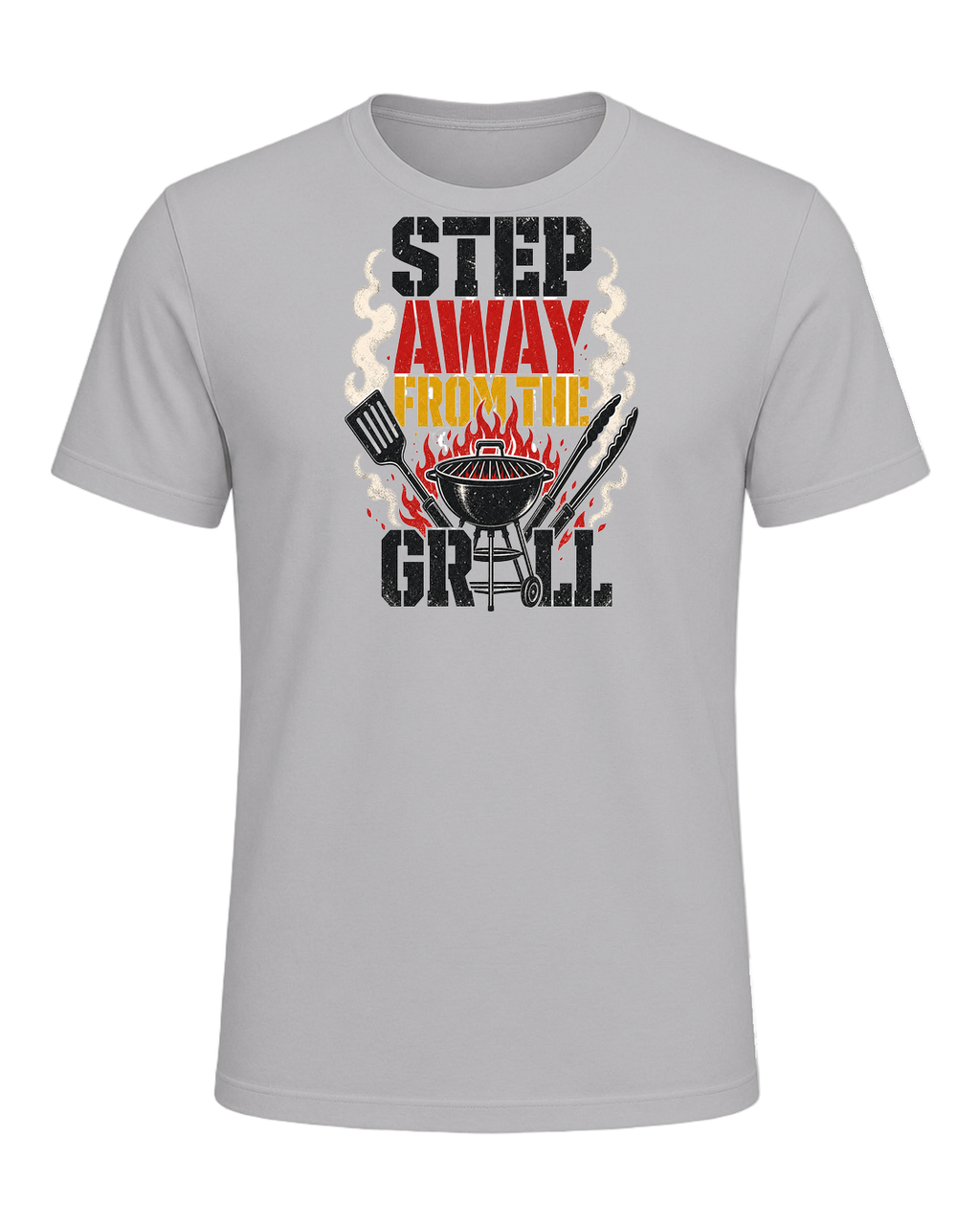 STEP AWAY FROM THE GRILL — Athletic Heather