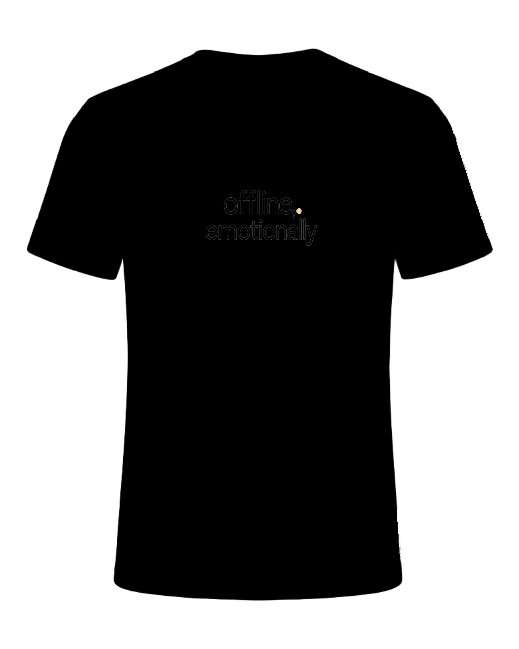offline, emotionally — Black