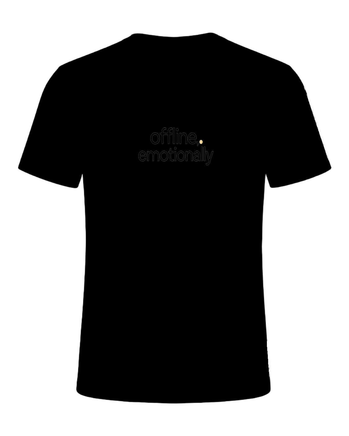 offline, emotionally — Black