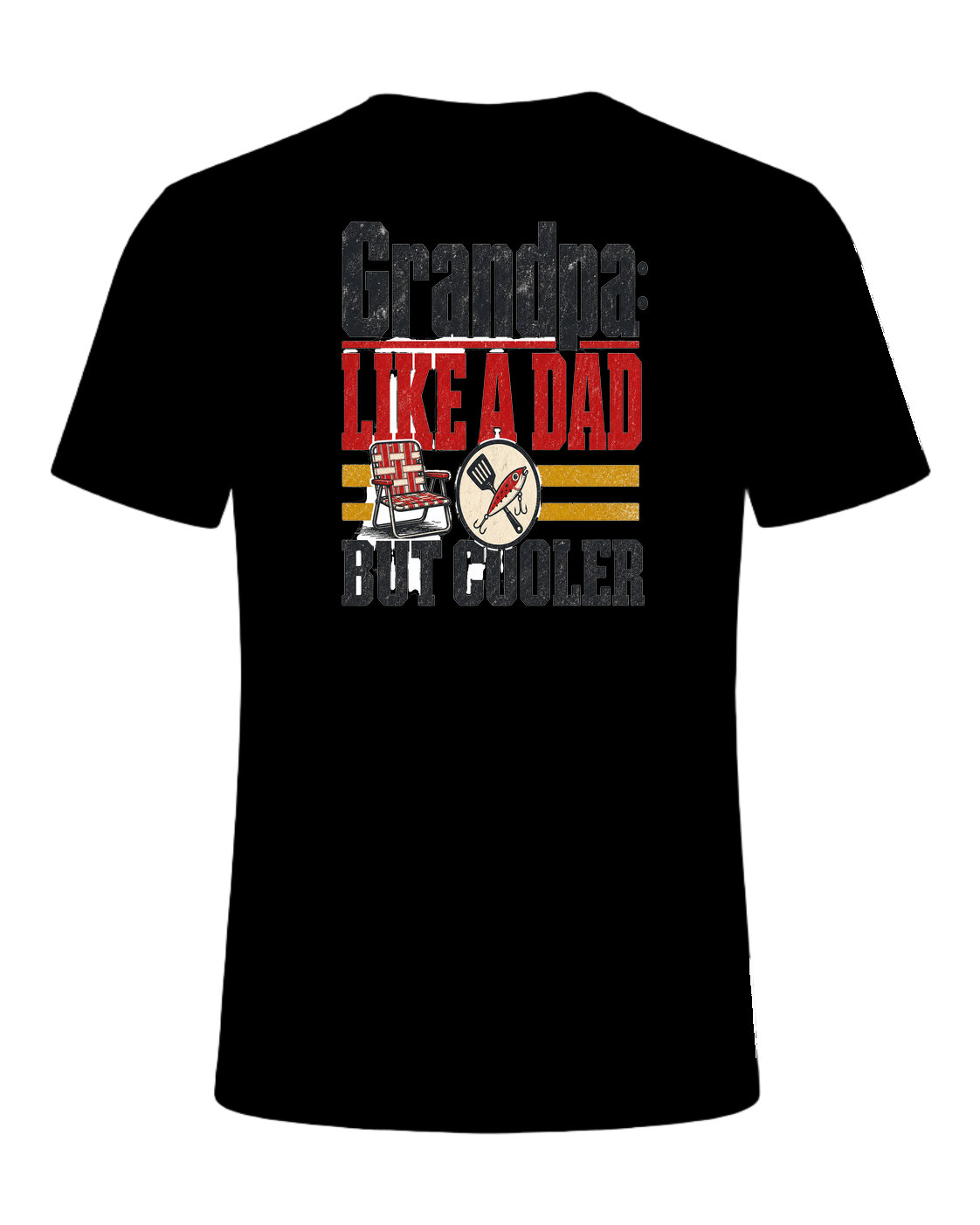 Grandpa: like a dad but cooler — Black