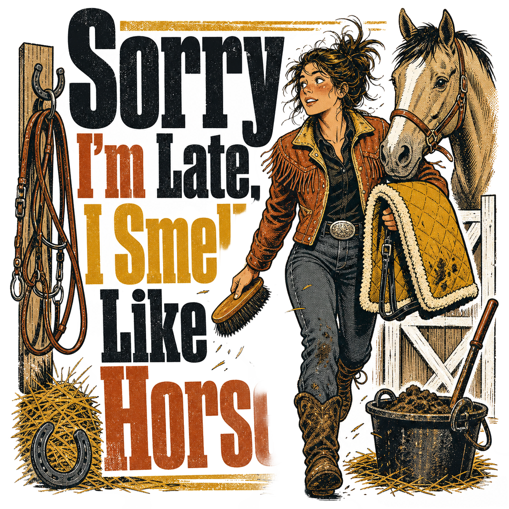 Sorry I'm Late, I Smell Like Horse