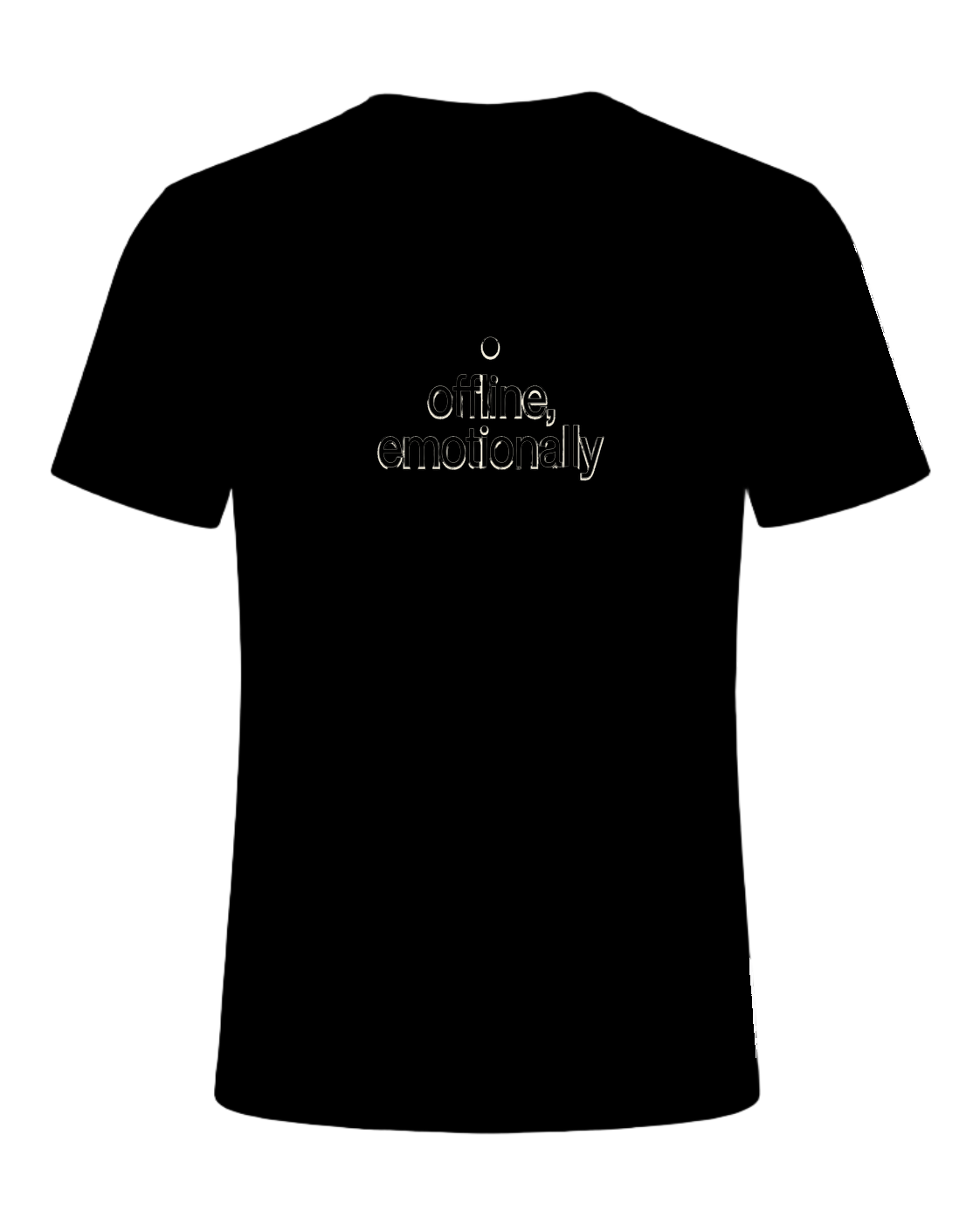 offline, emotionally — Black