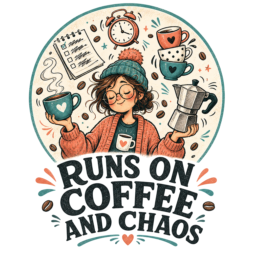 RUNS ON COFFEE AND CHAOS