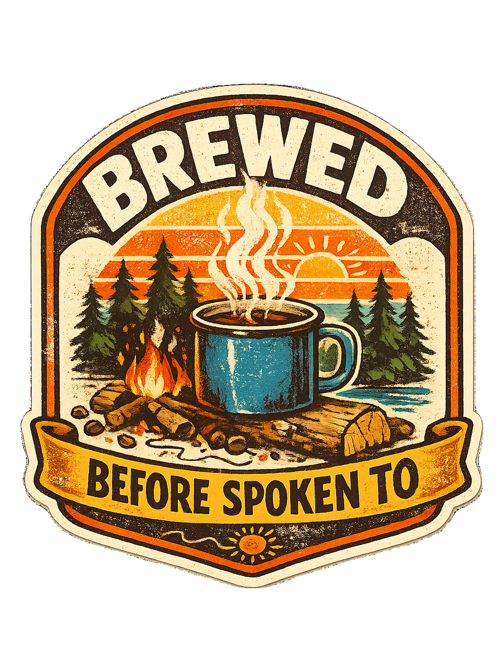 Brewed Before Spoken To Tee