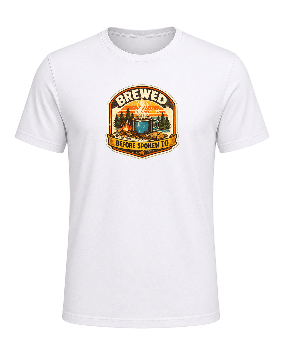 Brewed Before Spoken To Tee — White