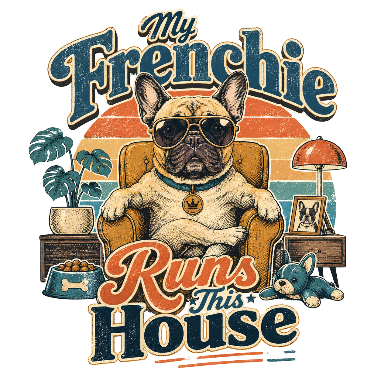 My Frenchie Runs This House