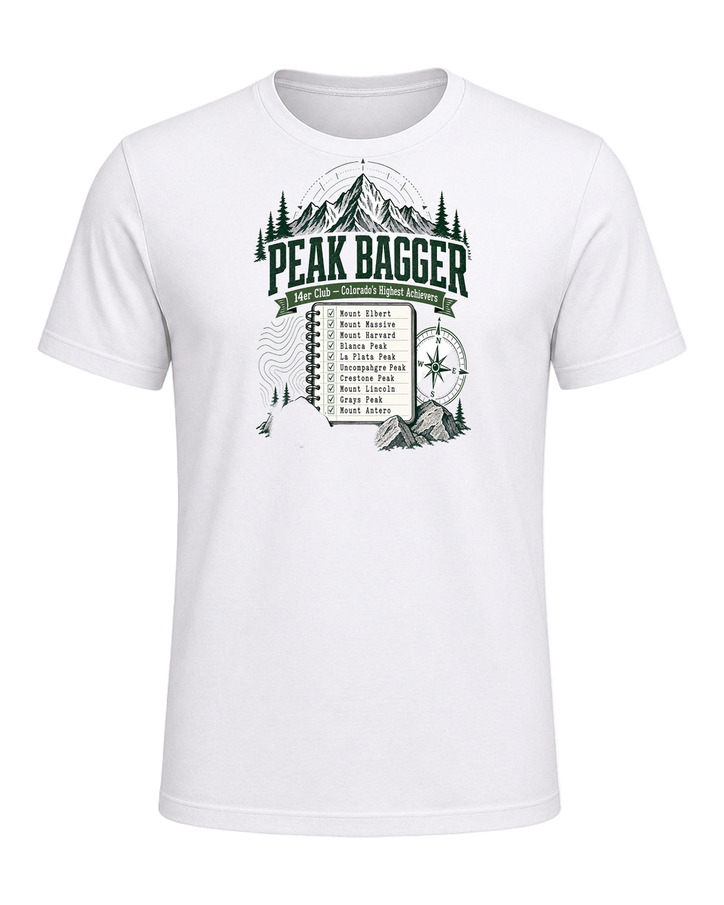Peak Bagger — White