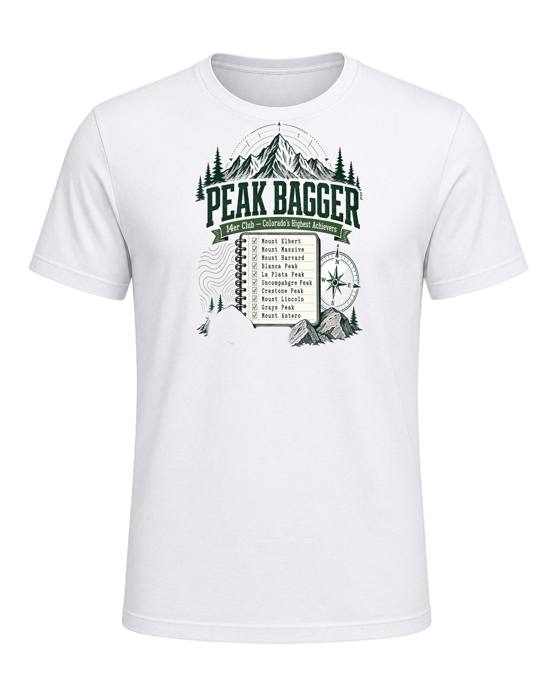 Peak Bagger — White