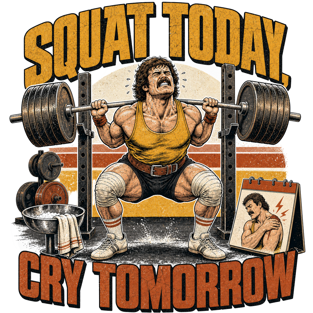 SQUAT TODAY, CRY TOMORROW