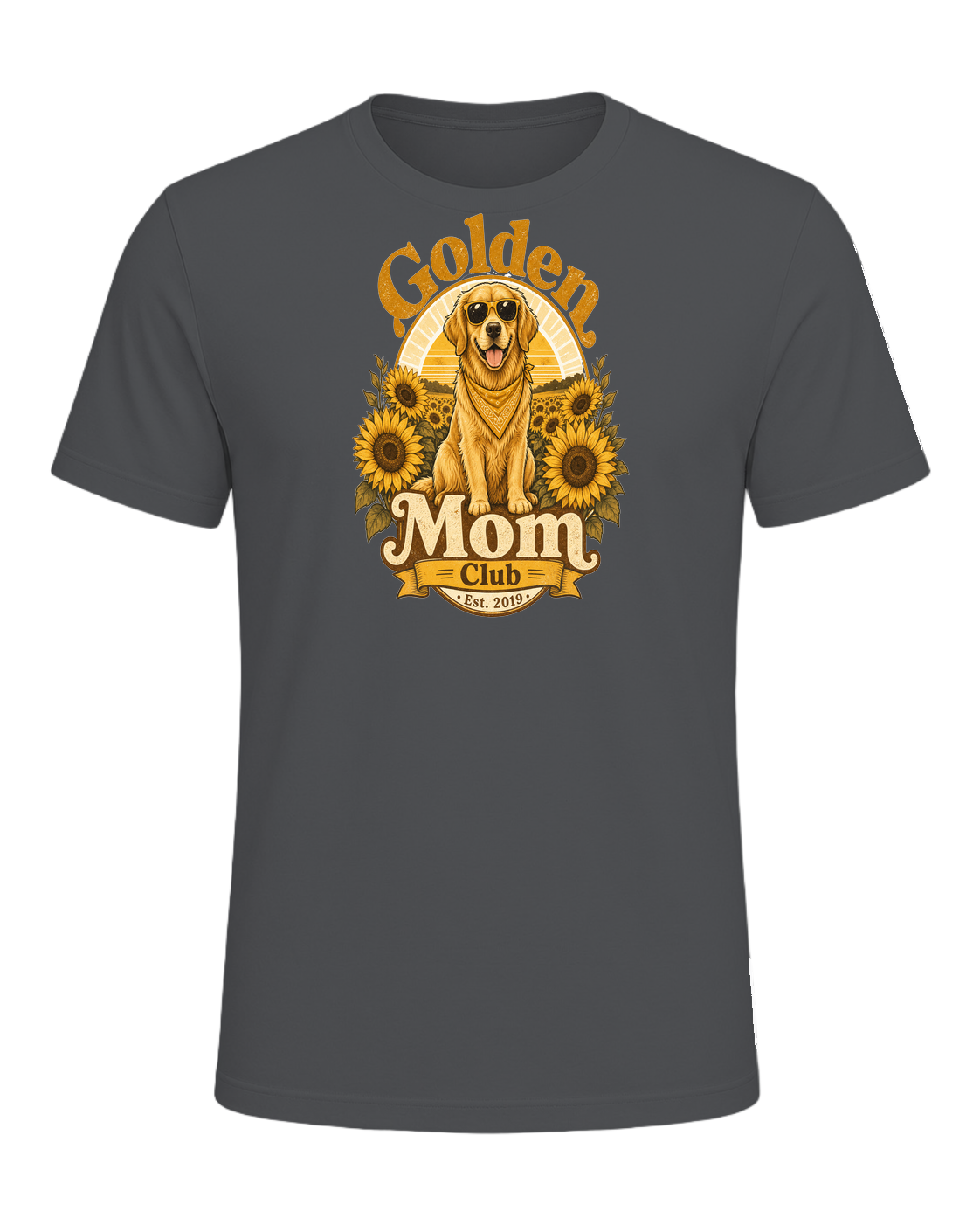 Golden Retriever Mom — Asphalt