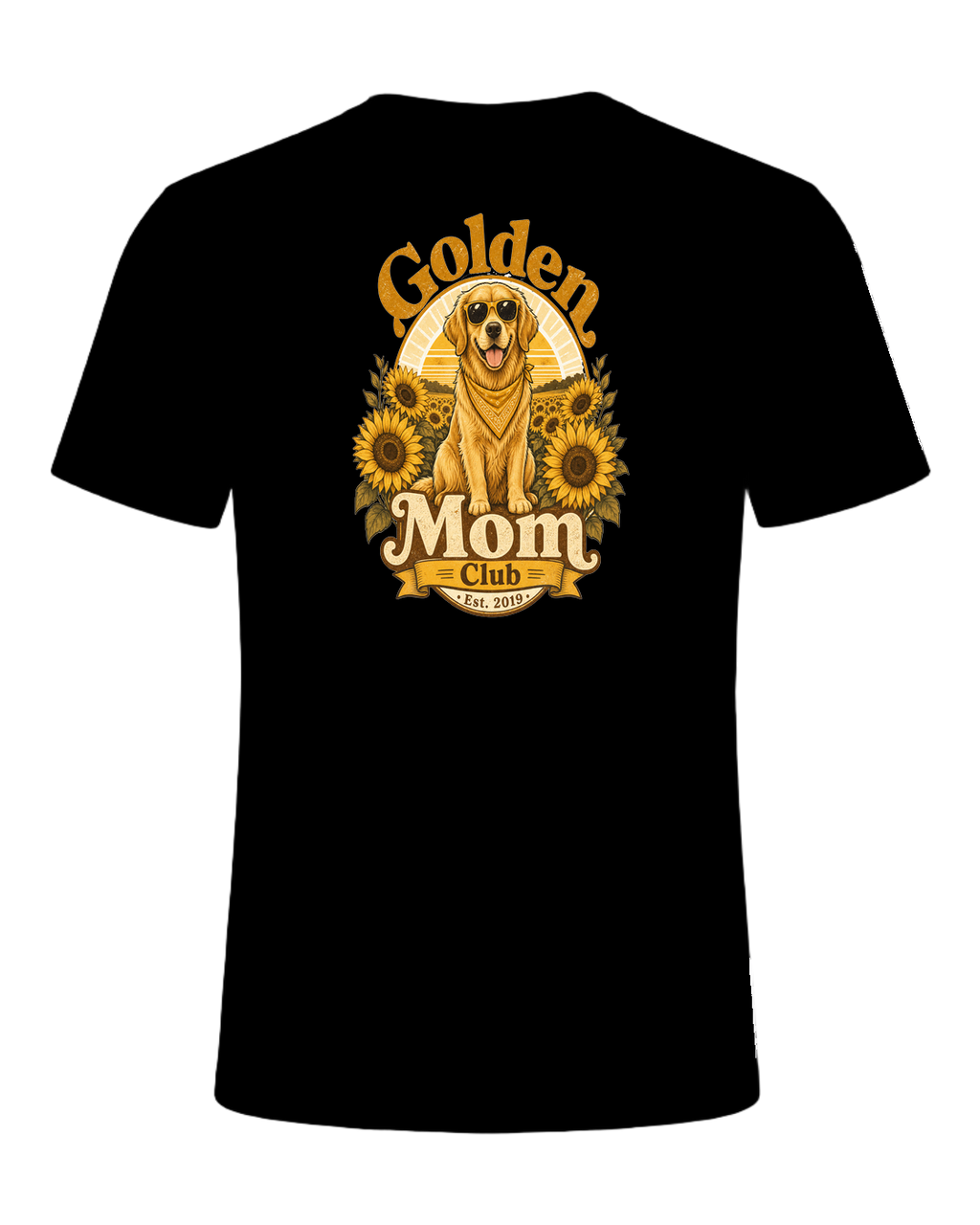 Golden Retriever Mom — Black