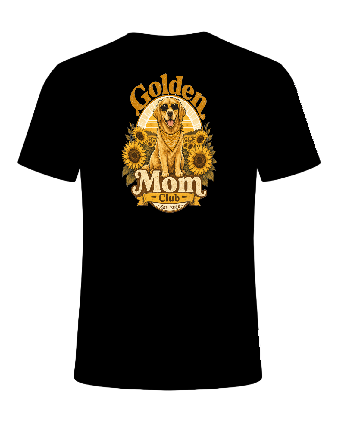 Golden Retriever Mom — Black