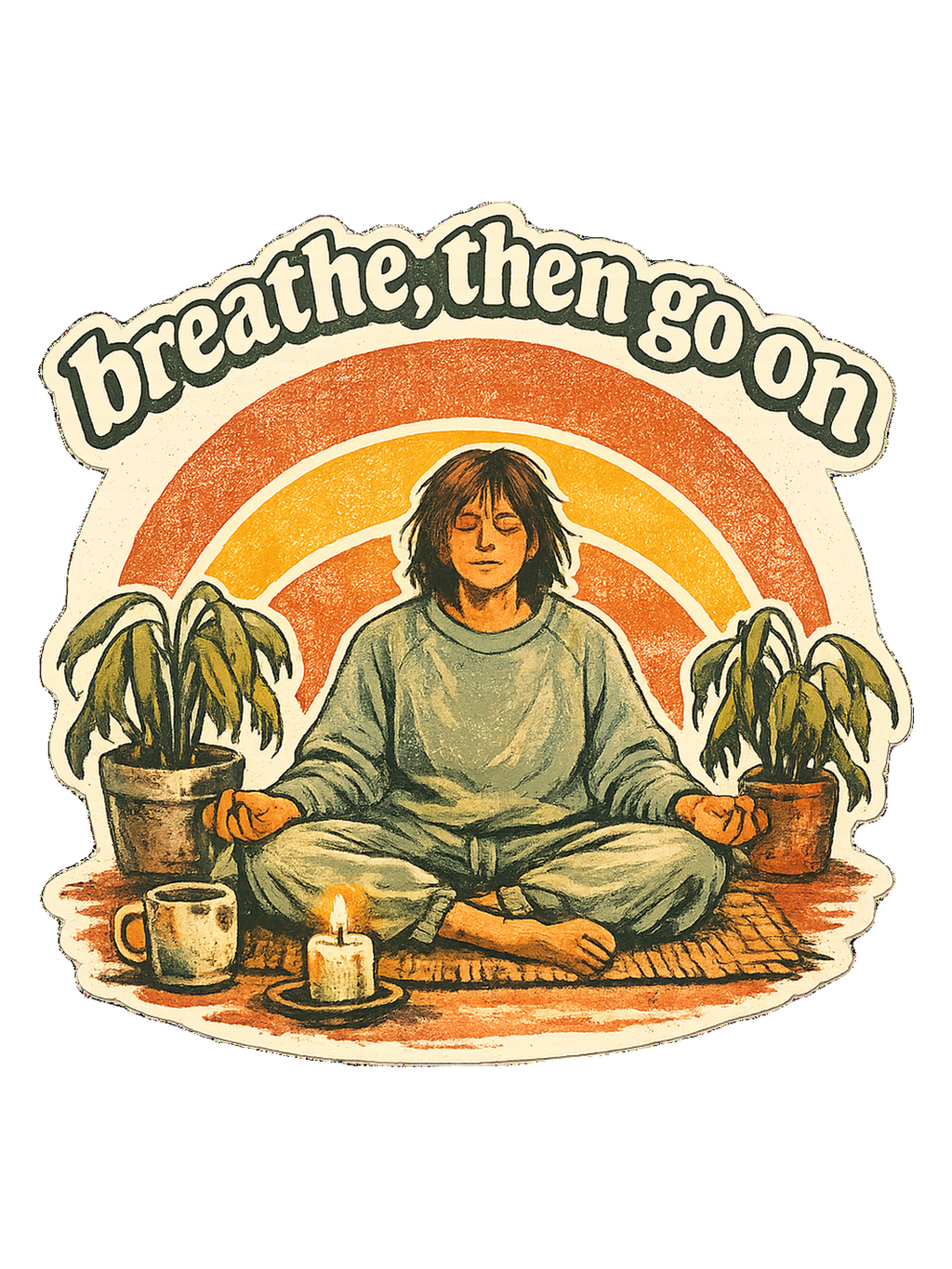 Breathe, Then Go On Tee